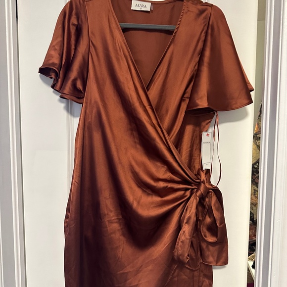 Aura Wrap Dress - Picture 1 of 4